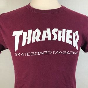 Vintage thrasher skateboard magazine shirt small